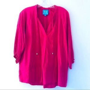 Escapada Hot Pink Tunic Size L
